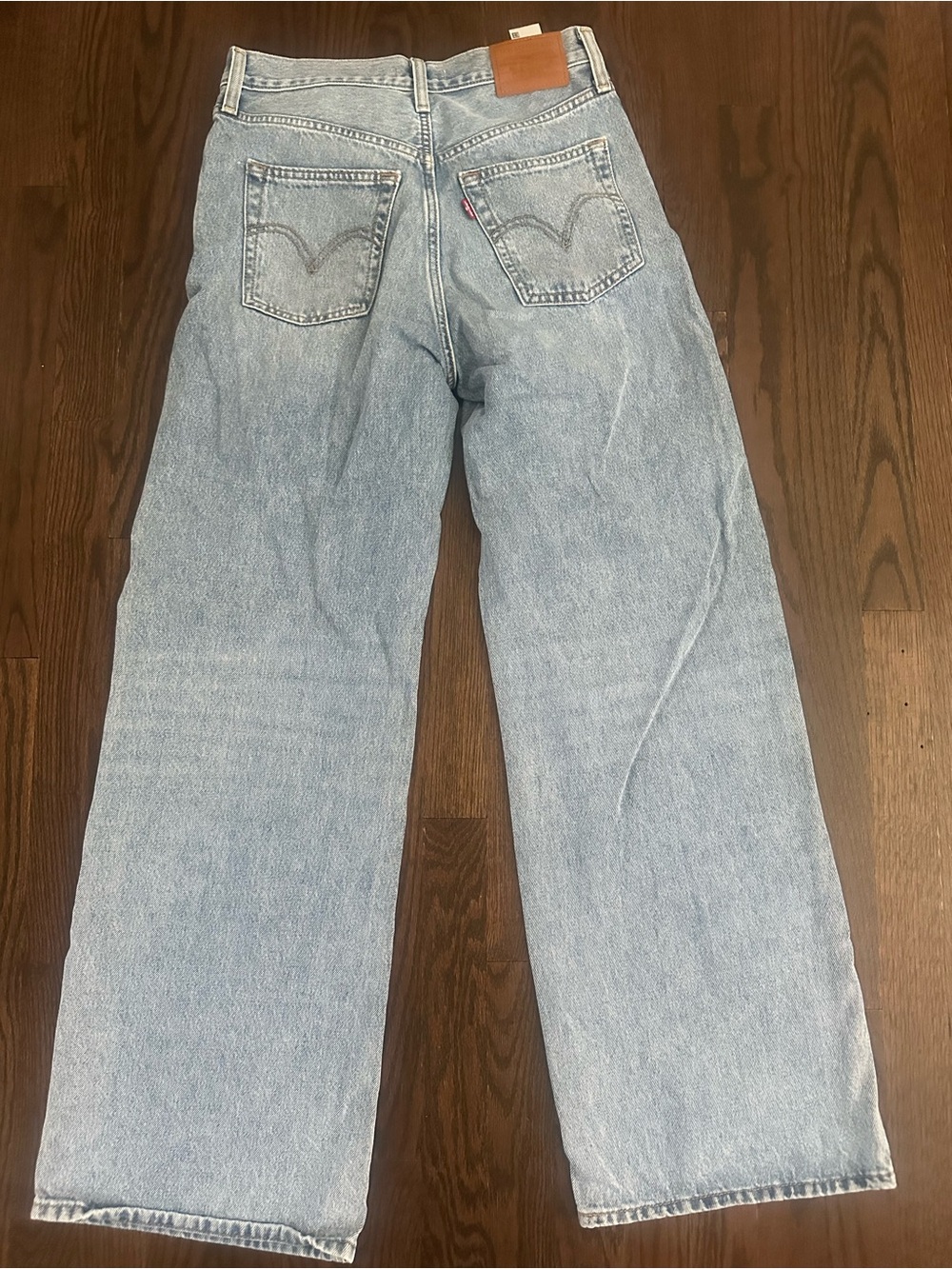 Levi’s Ribcage Wide Leg Light Blue Women’s Jeans - Picture 2 of 4